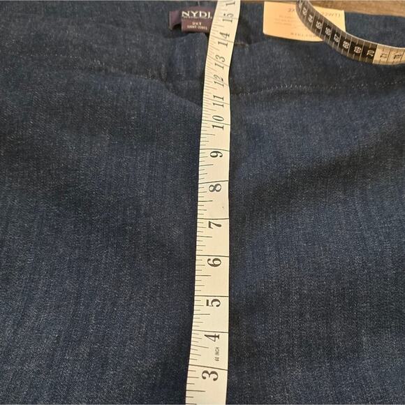 NYDJ Pull on Slim Bootcut Jeans Medium Wash Plus Size 2XL Tall 20 22 New 21 x 34 - Picture 11 of 16